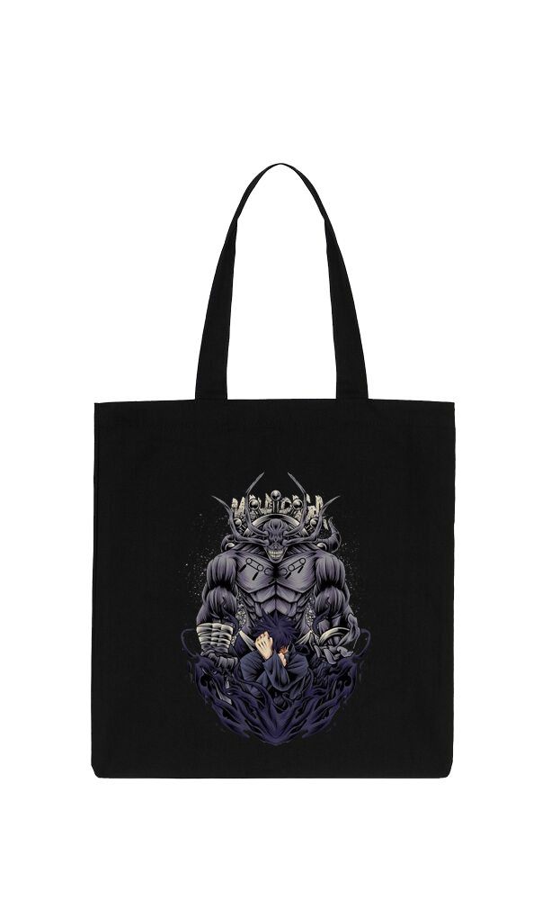 jujutsu kaisen GOJO tote bag Black 15