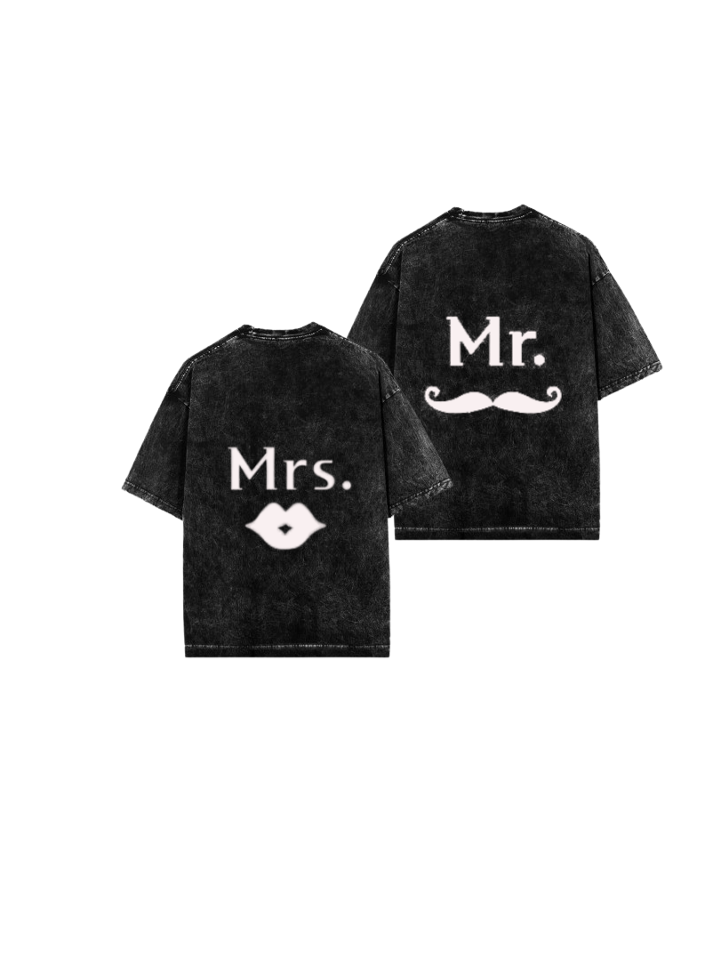 VaIentine coupIe One Size t- shirt Washd Cables 15