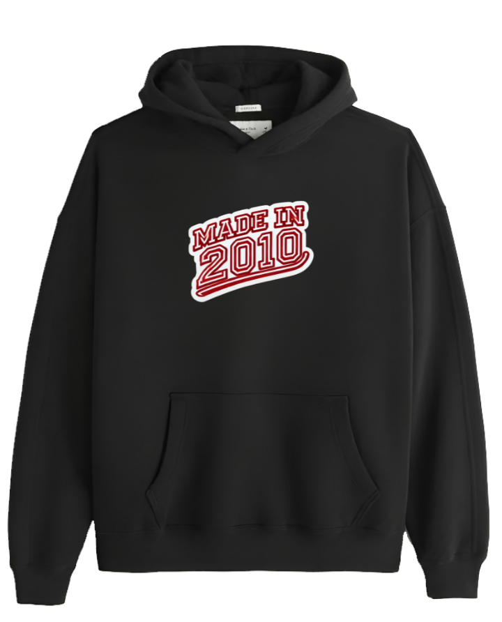 age Oversize Hoodie Black 2006