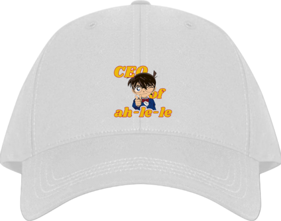 CEO of ah-le-le Baseball cap White 160