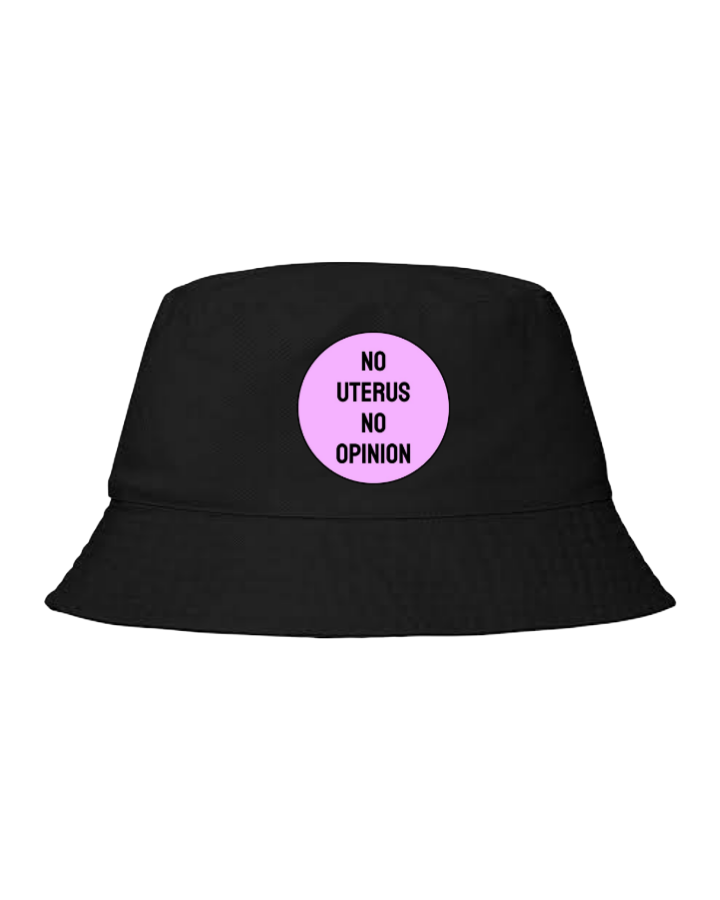 Bucket hat Fishman hat cap NO UTERUS NO OPINION 168