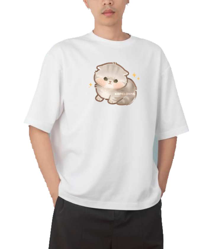 cat One Size t- shirt White 16