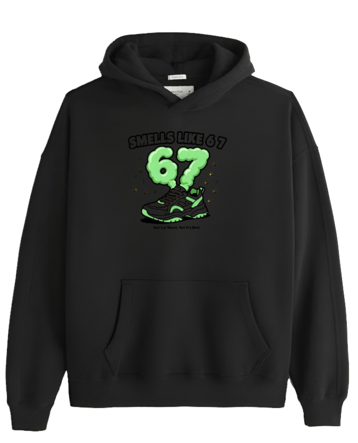 designs 67 Oversize Hoodie Black 16