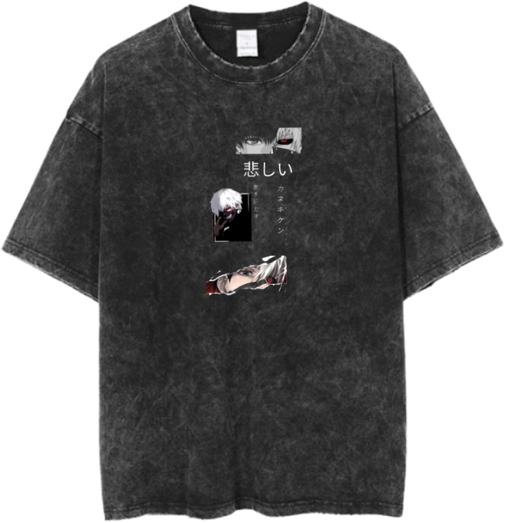 Tokyo ghoul t- shirt One Size Washed 16