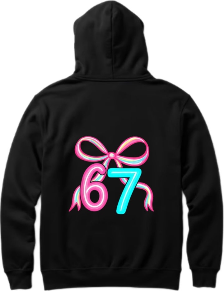 designs 67 Oversize Hoodie Black Back 16