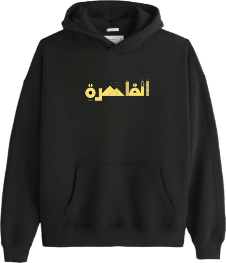 Egypt Over Size hoodie Black 16