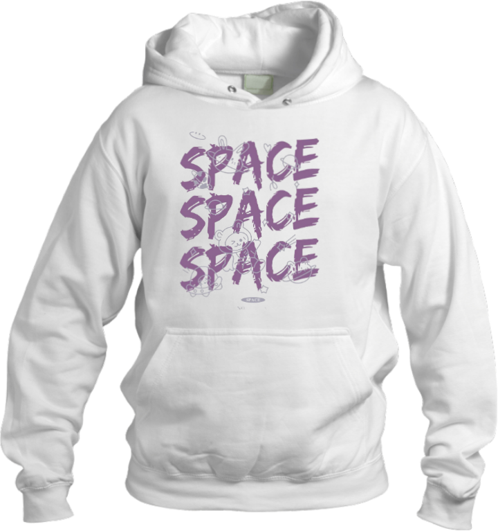 names One Size hoodie White SPACE 16