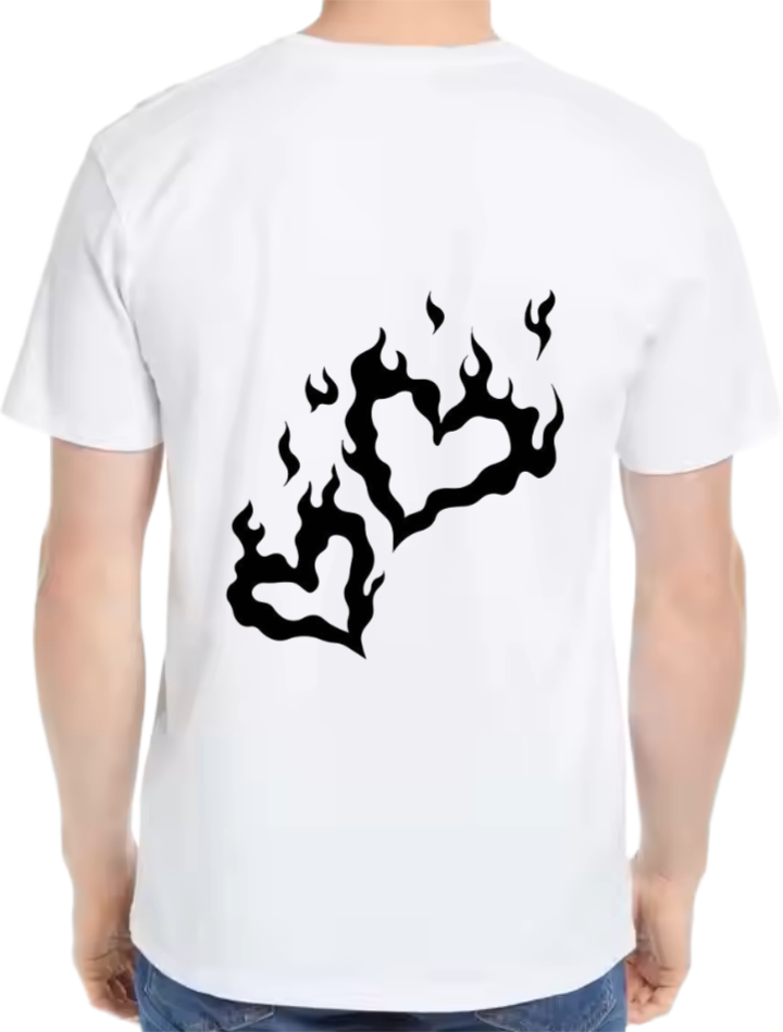 Goth Oversize t- shirt White Back 16