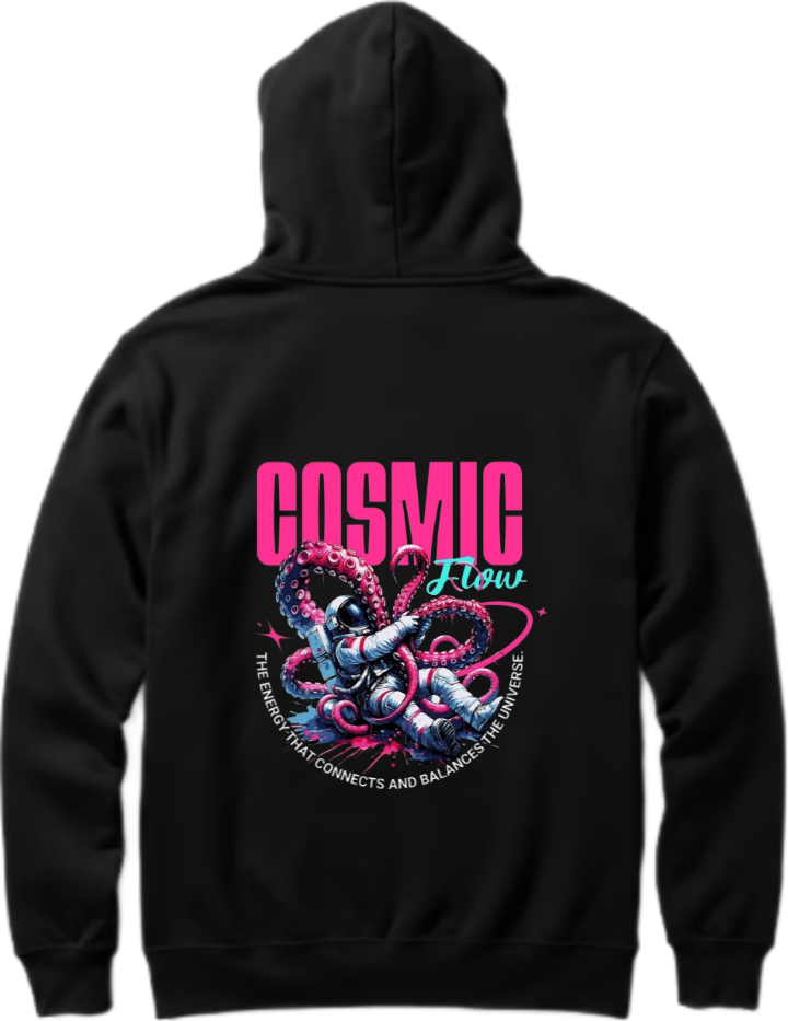 aliens Oversize Hoodie Back Black 14