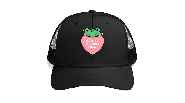 Baseball cap Black BE KIND TO YOUR MIND 65