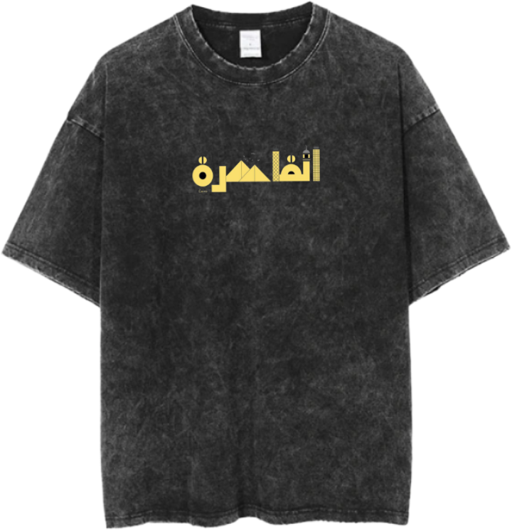 Egypt t- shirt Over Size Washed 16
