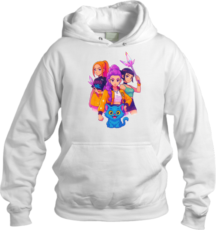 Hunterix kpop Oversize Hoodie White 16