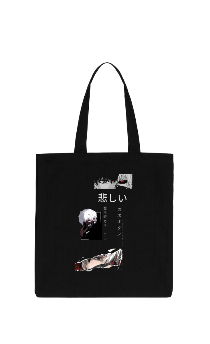 Tokyo ghoul tote bag Black 16