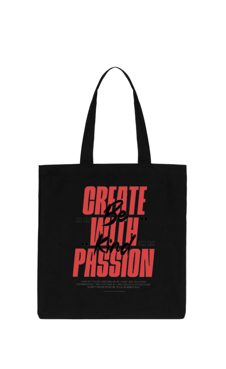 CREATE VEOTH PASSION tote bag Black 97