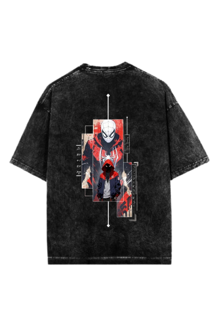 Spiderman t- shirt One Size Washed Back 16