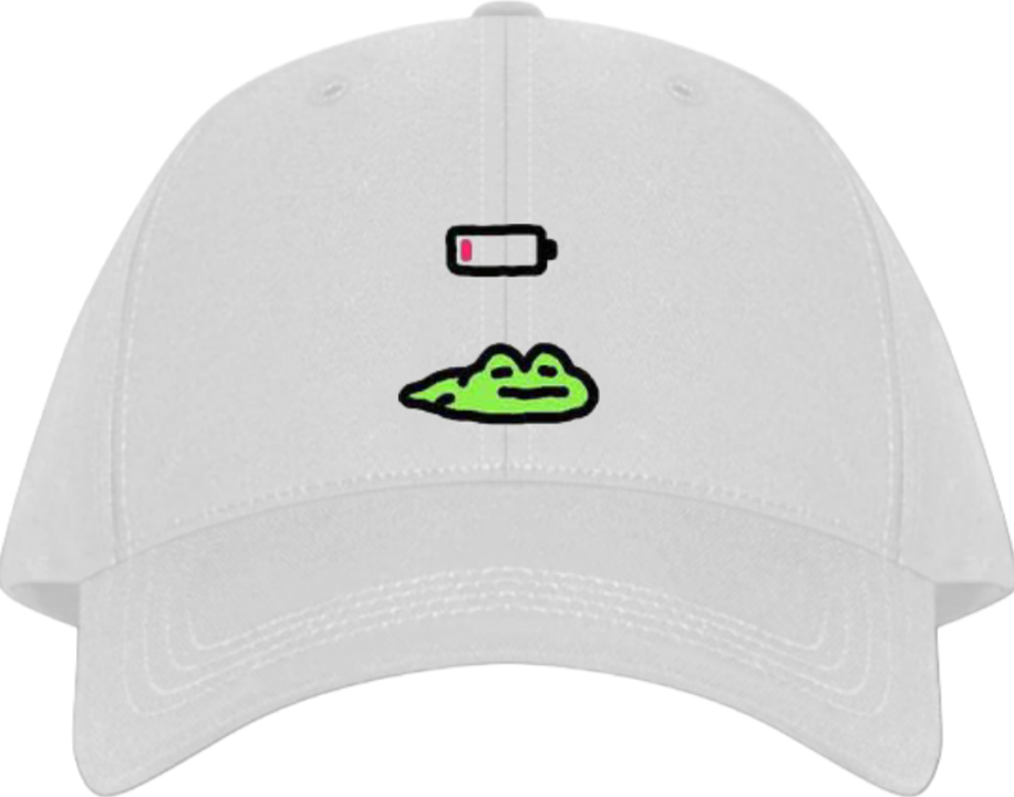 Frog Baseball cap White 16