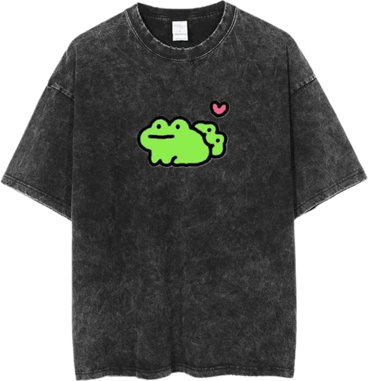 Frog One Size t- shirt Washed 16