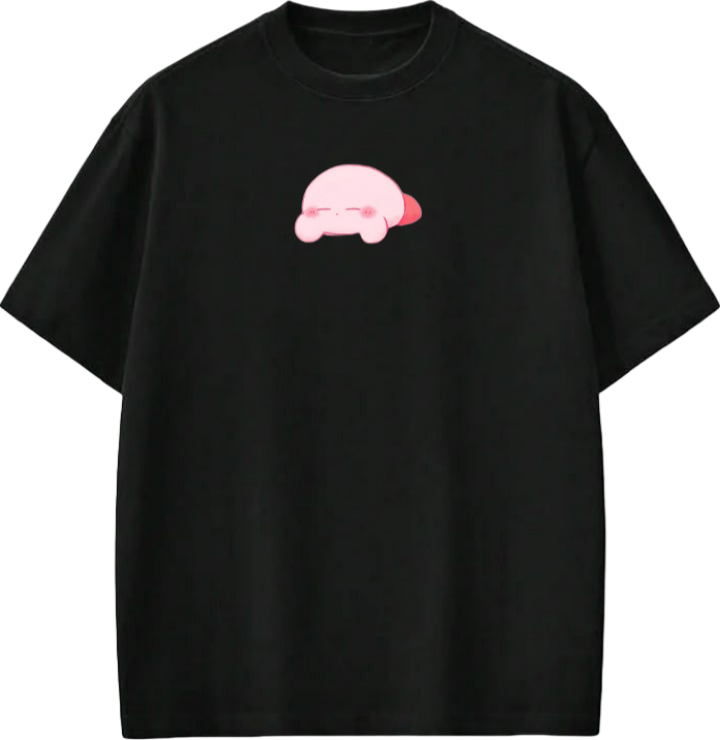 Cute Kirby Anime Graphic T-Shirt, Y2K Aesthetic Kawaii Gaming Tee, Casual Oversized Short Sleeve Top for Wome 15 (Copy)
