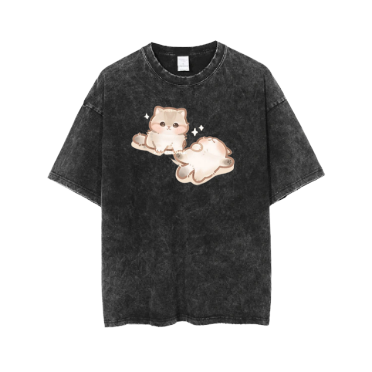 cat One Size t- shirt Washed 16
