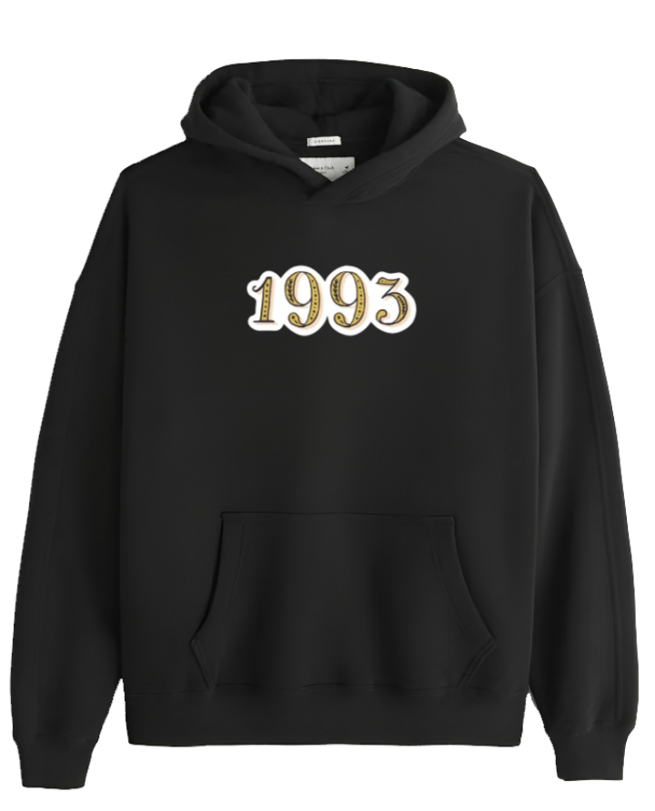 age Oversize Hoodie Black 1993 (Copy)