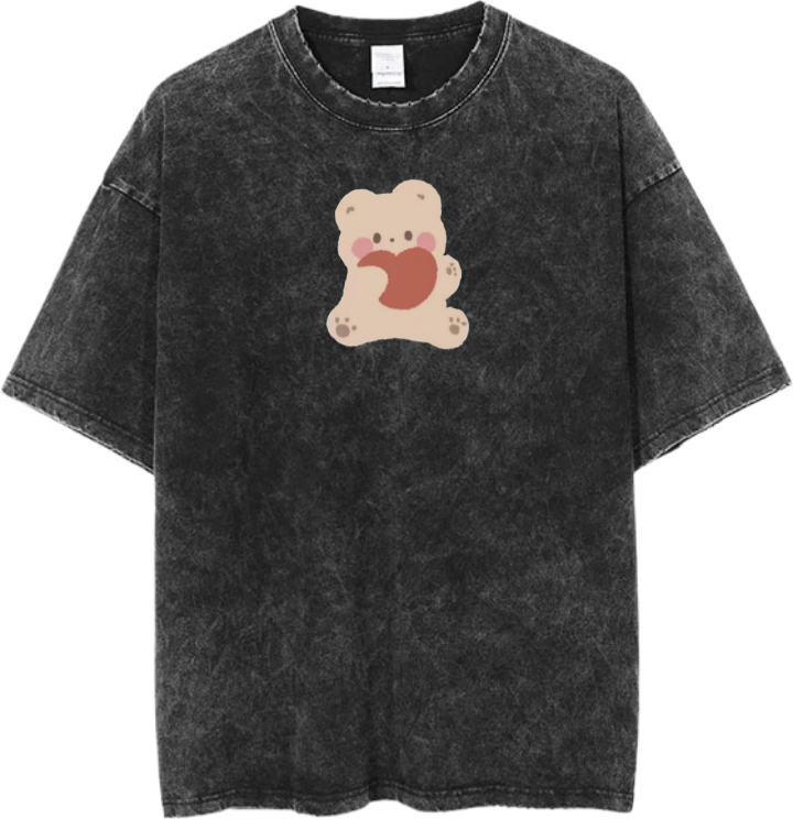 bear t- shirt Washed 16