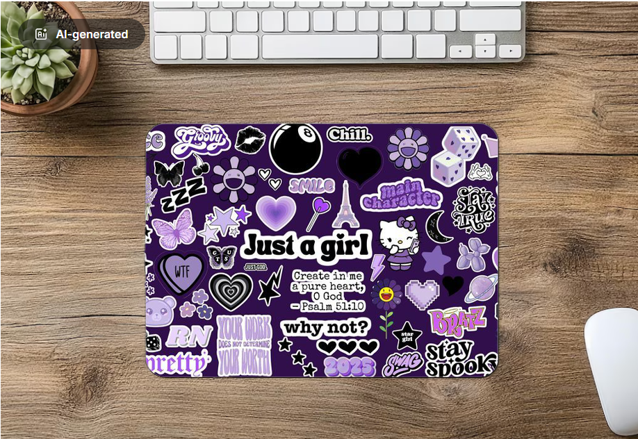 Mouse Pad Just a girl