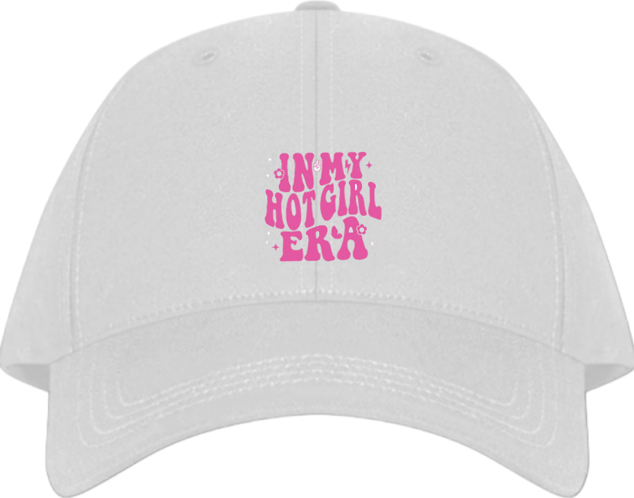 IN MY HOT GIRL ERA Baseball cap White 167