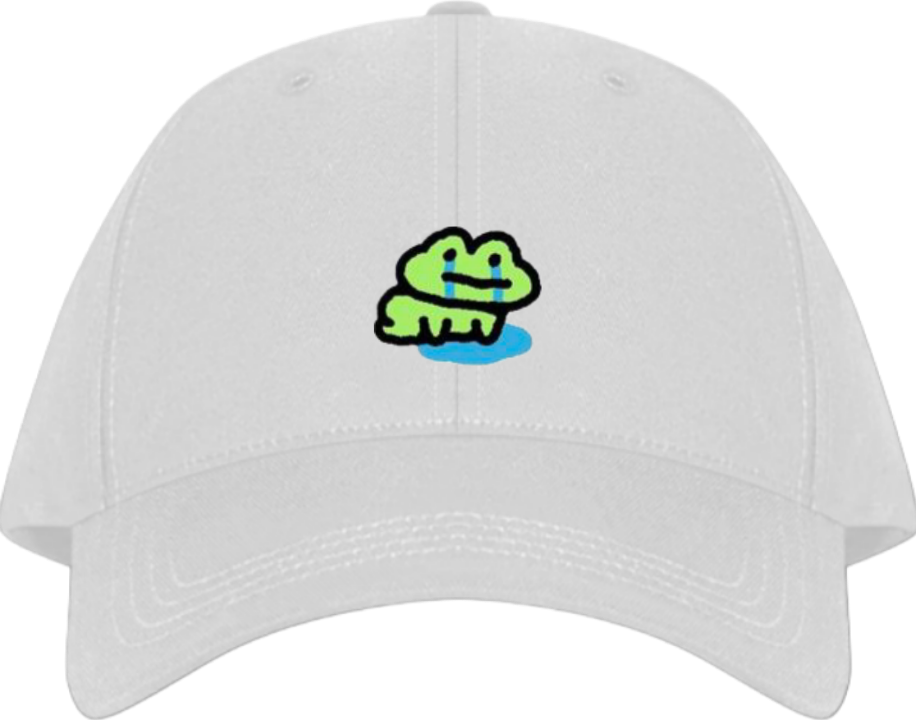 Frog Baseball cap White 17