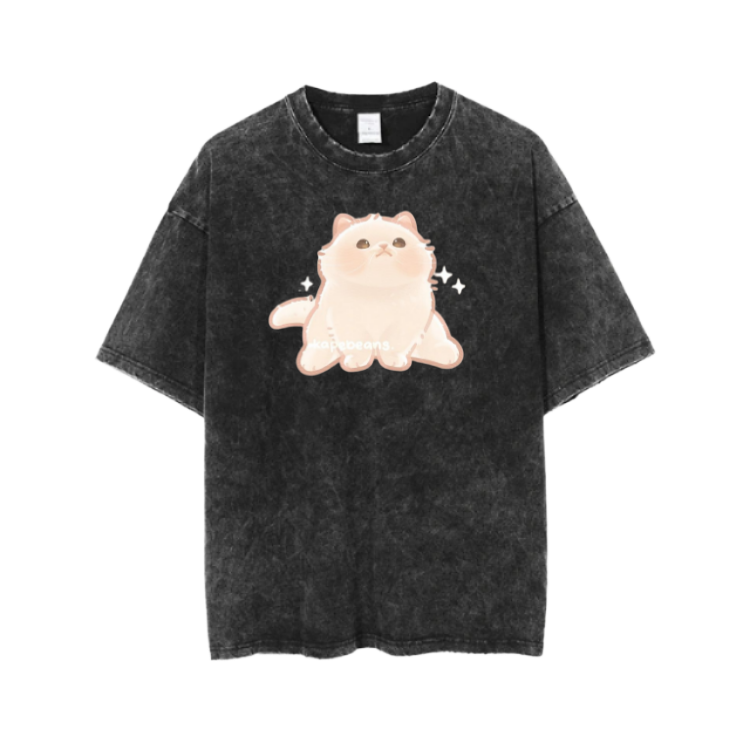 cat One Size t- shirt Washed 17