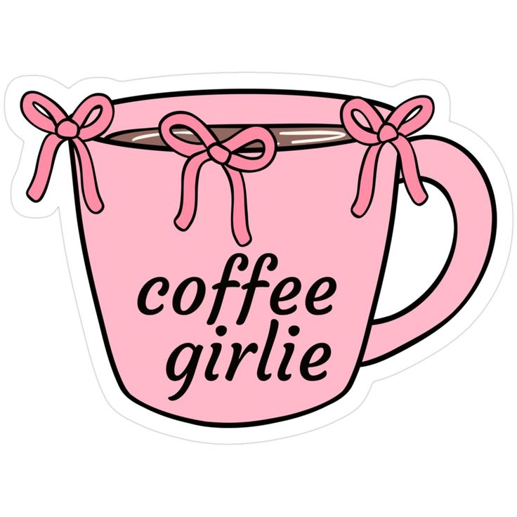 Sticker coffee coffee girlie 17