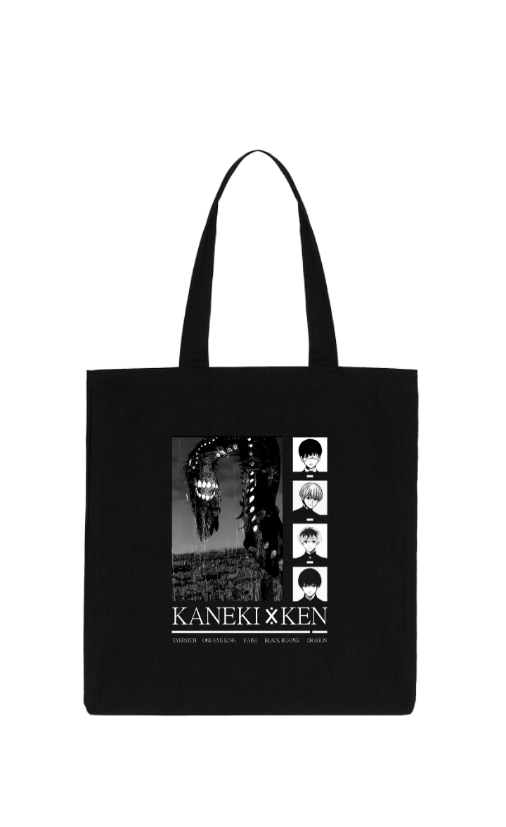 Tokyo ghoul tote bag Black 17