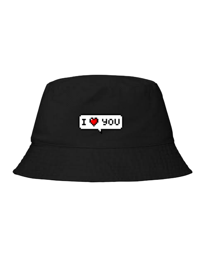 Bucket hat Fishman hat cap I ❤️ YOU 17