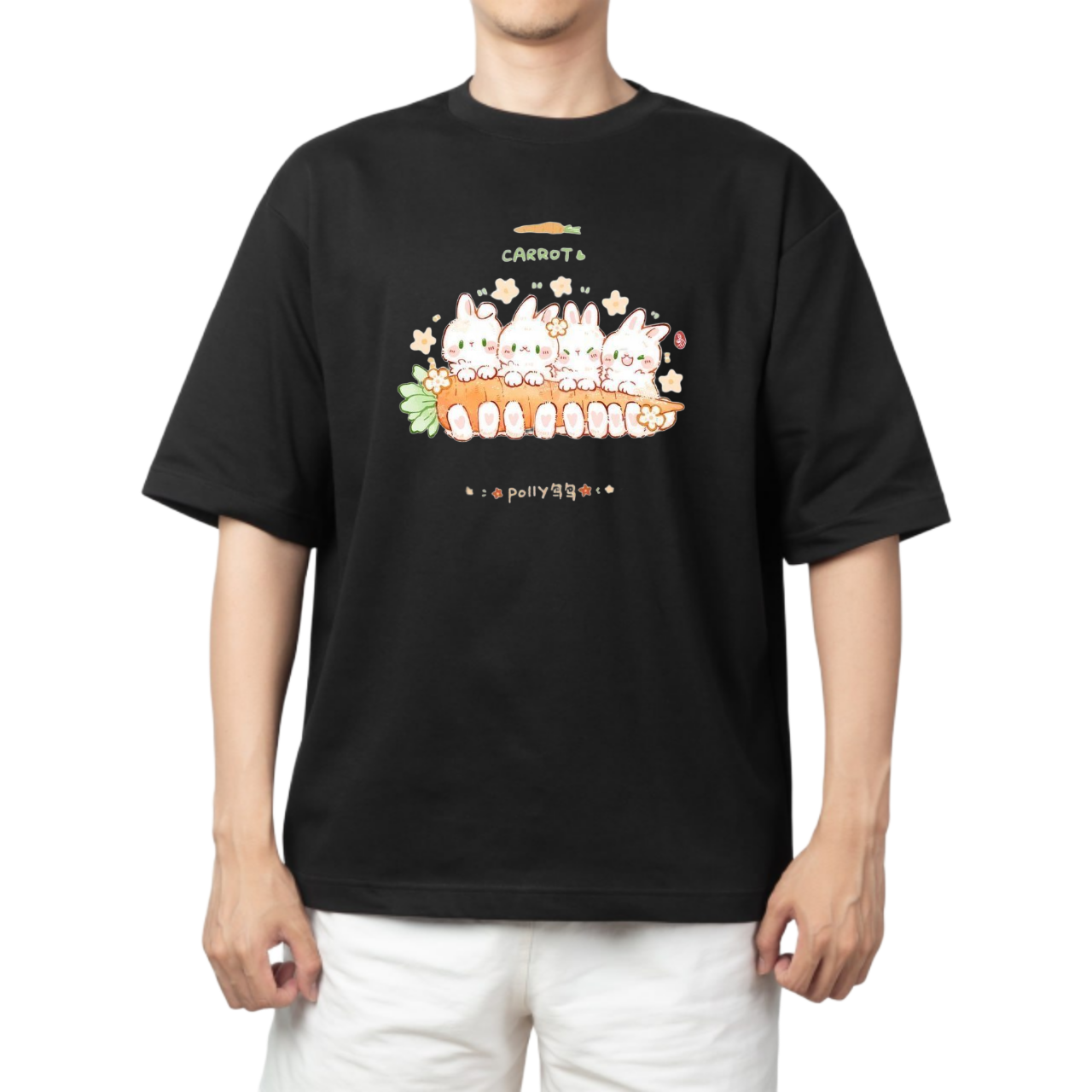 bunny One Size t- shirt Black 17