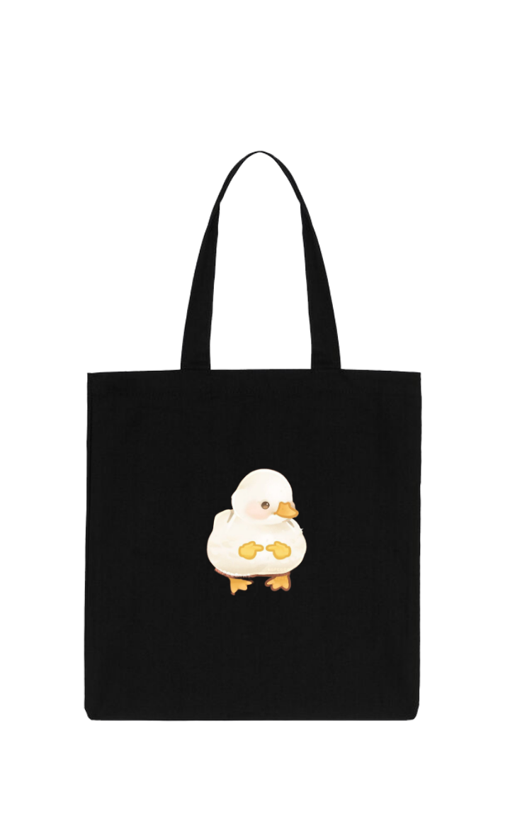 duck tote bag Black 17