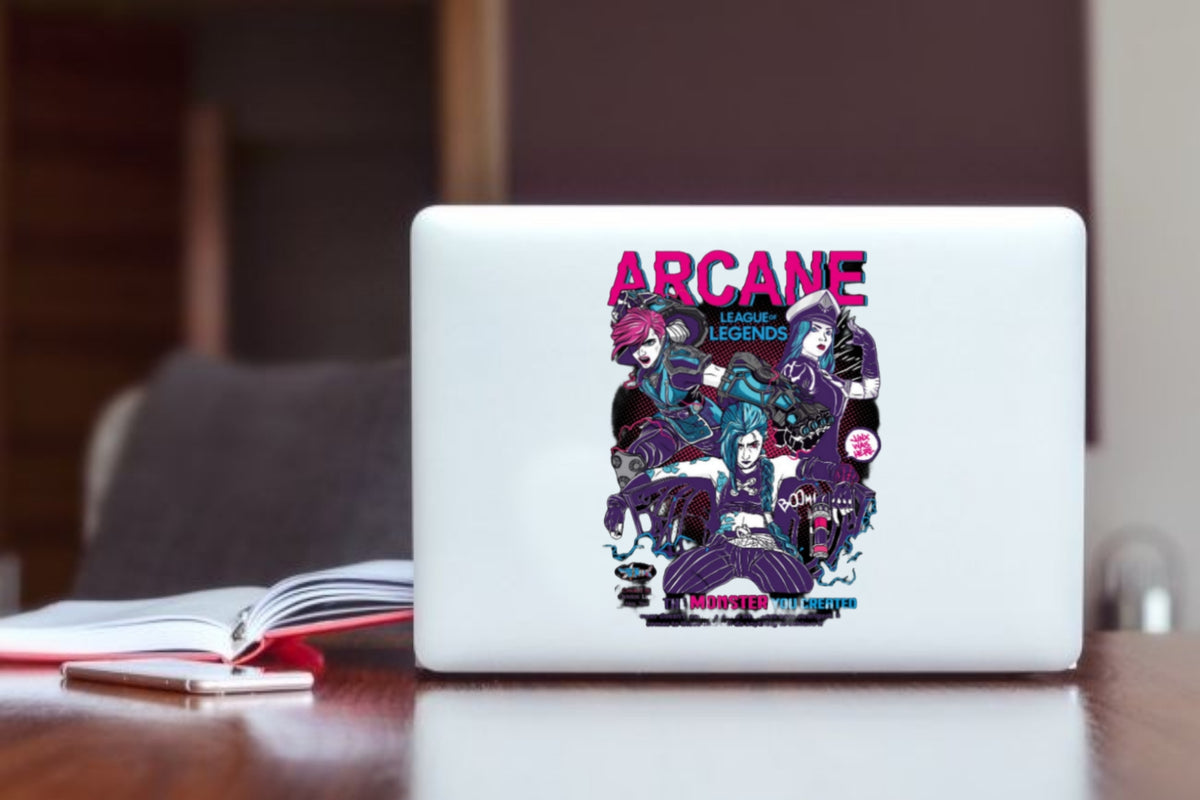 League of Legends Jinx Laptop Sticker 1
