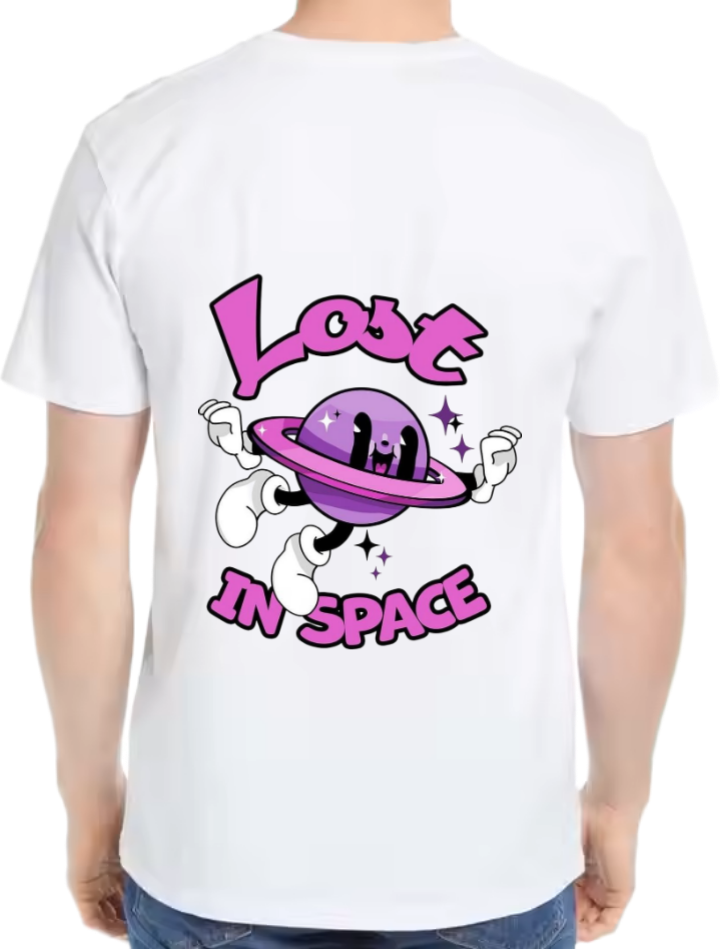 Lost in Space t- shirt One Size White back 17