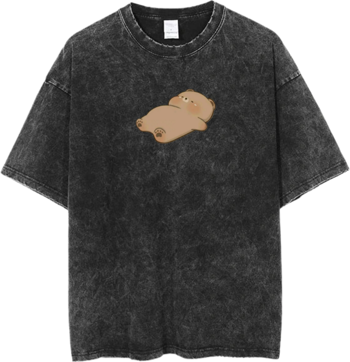 bear t- shirt Washed 17