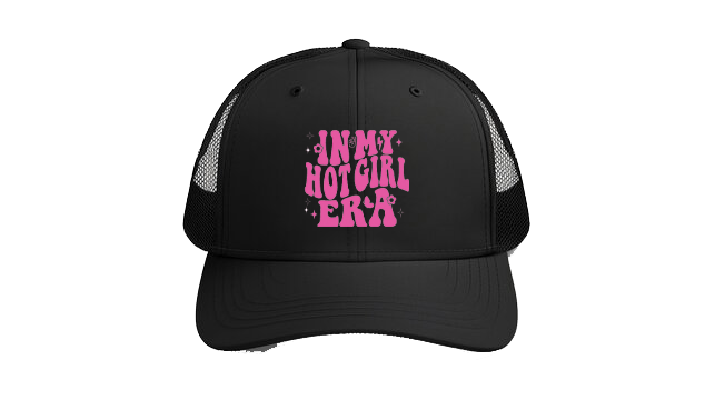 Baseball cap Black IN MY HOT GIRL ERA 17