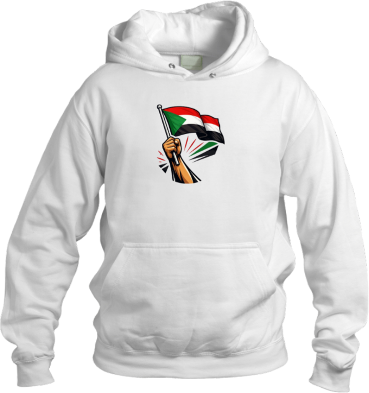 Sudan Oversize Hoodie White 17
