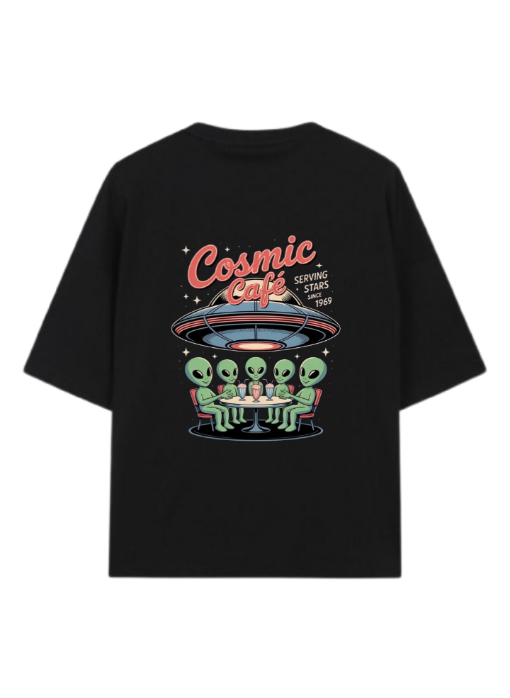 aliens One Size t- shirt Black Back 15