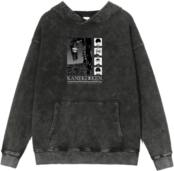 Tokyo ghoul One Size hoodie Washed 17