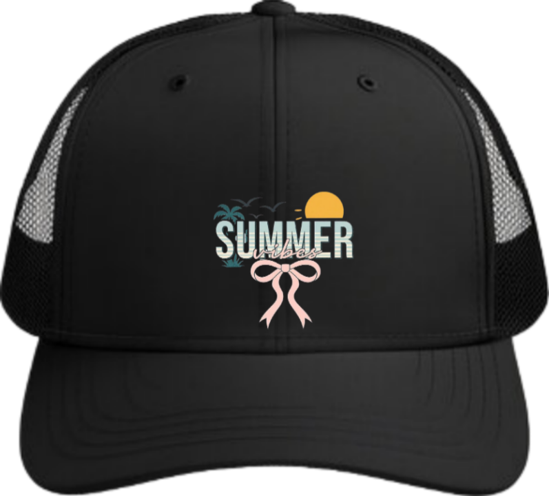Summer Vibes Baseball cap Black 17