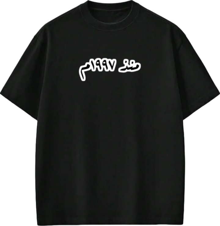 age t- shirt Black 1997