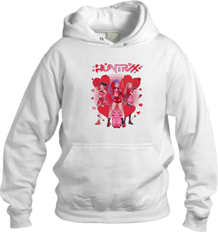 Hunterix kpop Oversize Hoodie White 17