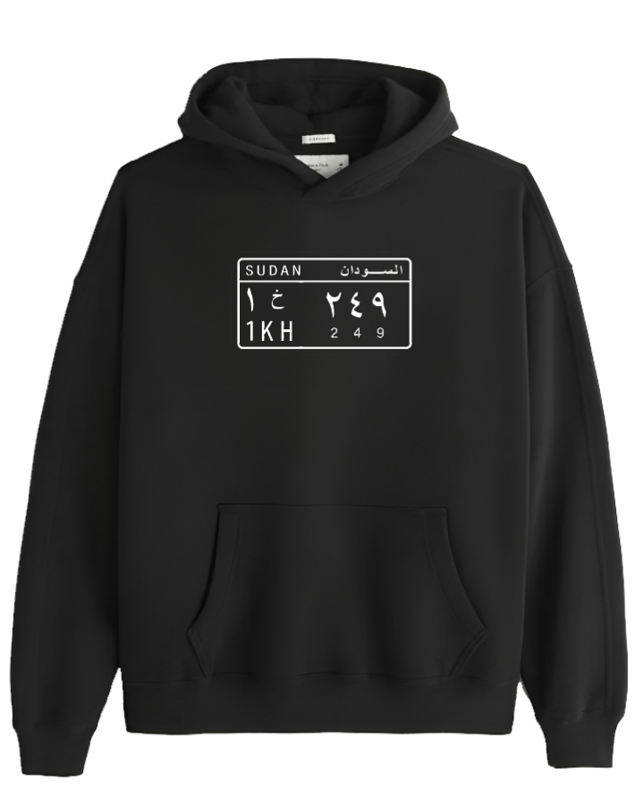Sudan Oversize Hoodie Black 17