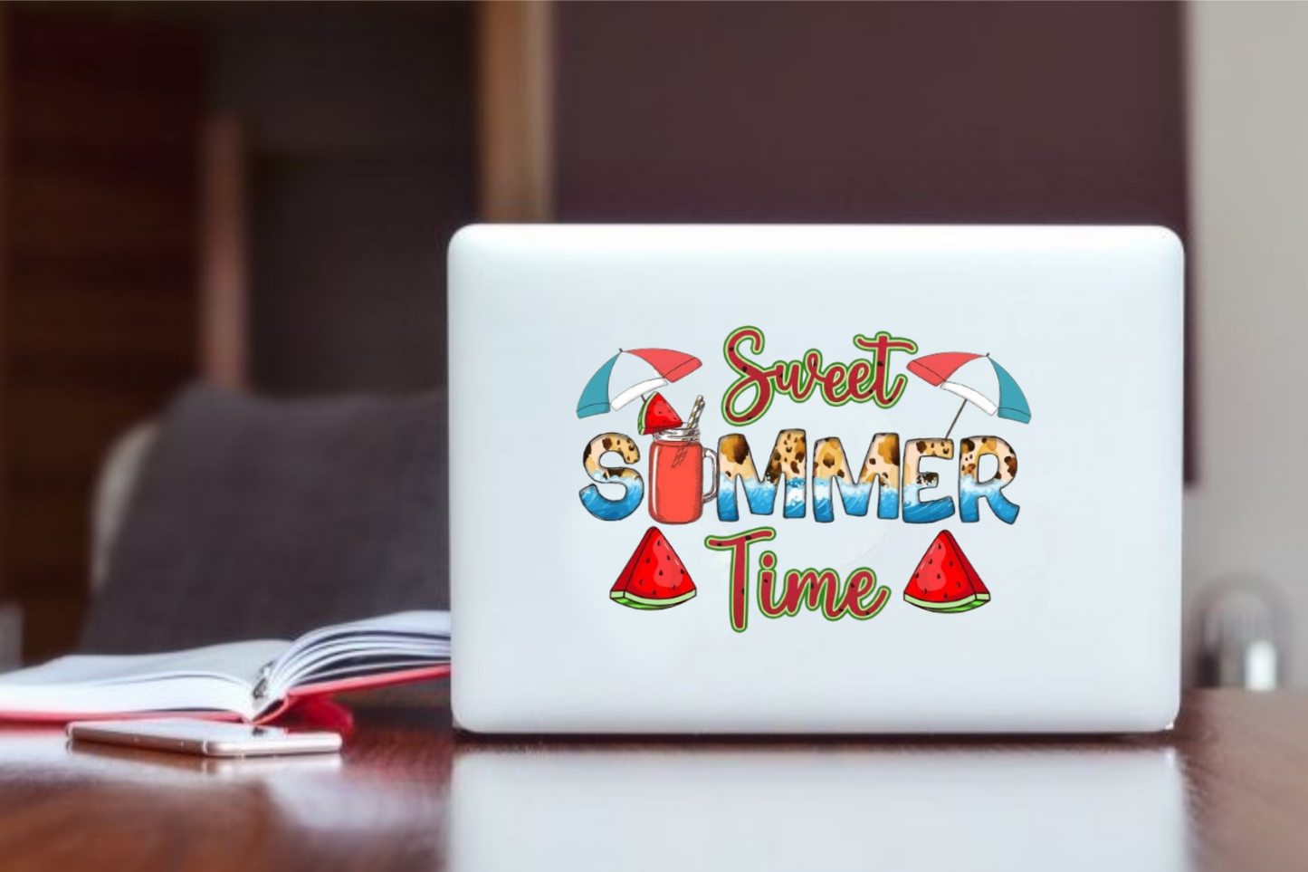 Summer Vibes Laptop Sticker 17