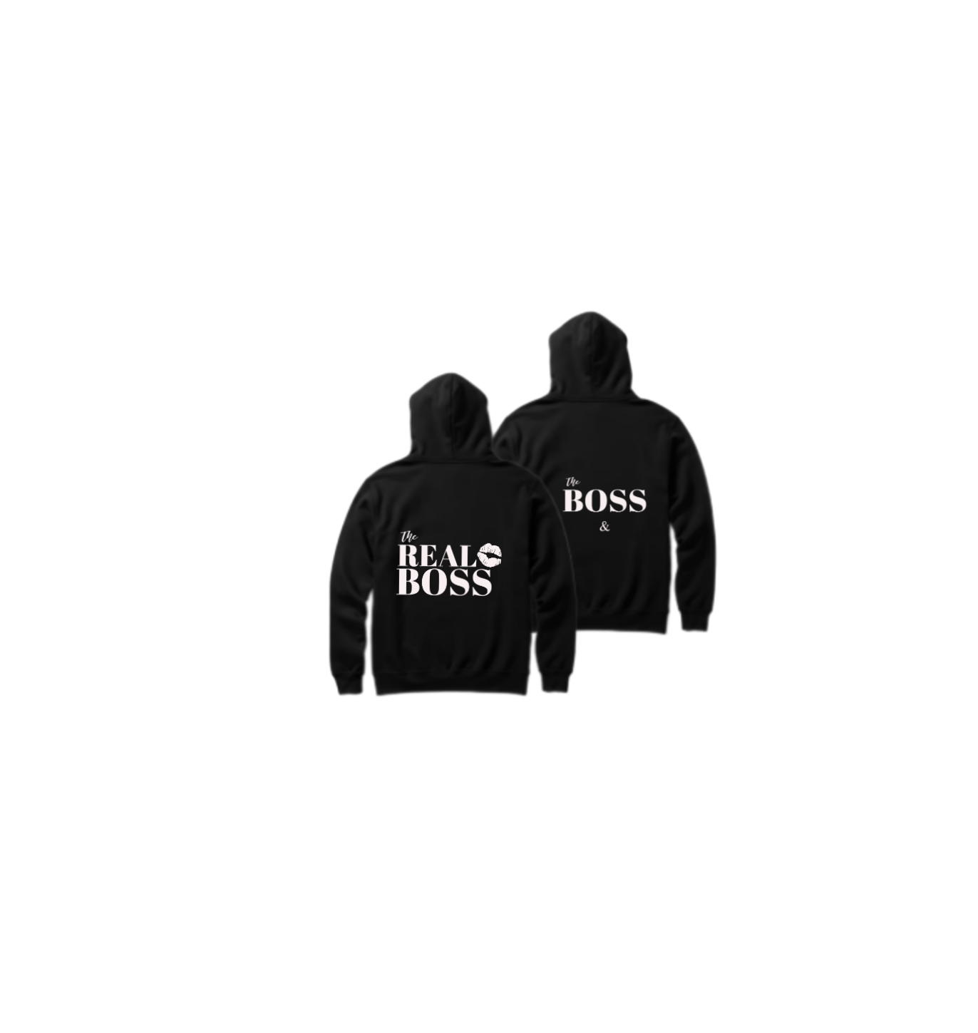 VaIentine coupIe Oversize Hoodie Cables Black Back 17