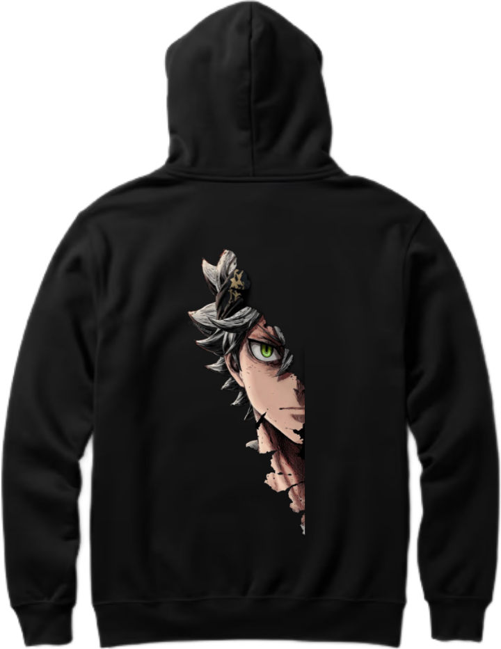 Asta One Size hoodie Black Back 17
