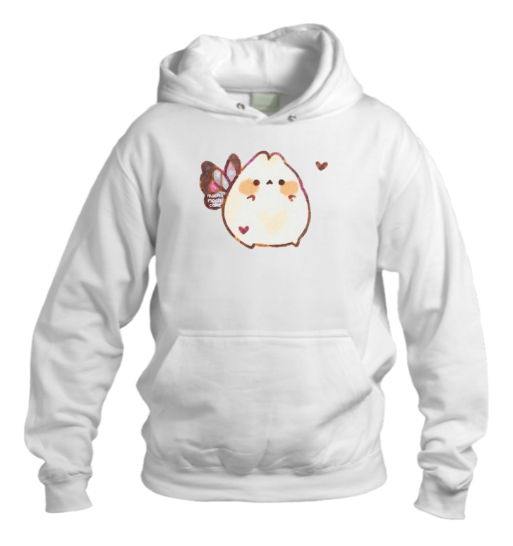 bunny Oversize Hoodie White 18