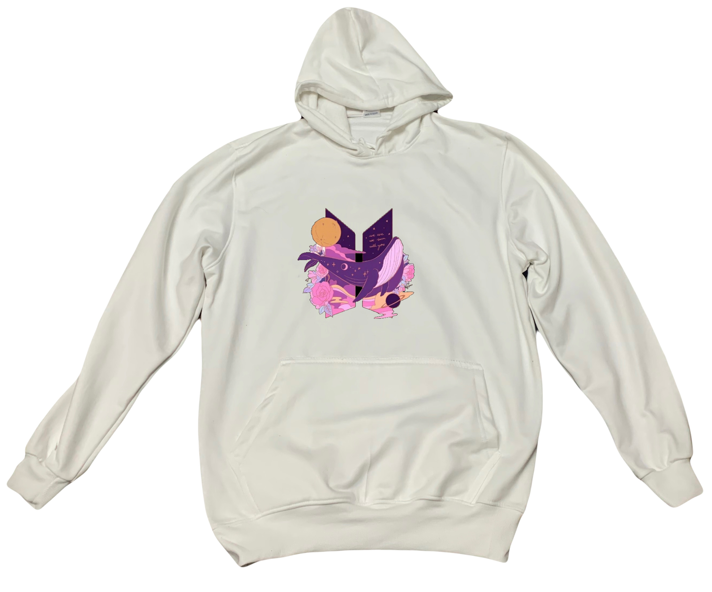 BTS One Size hoodie White 18